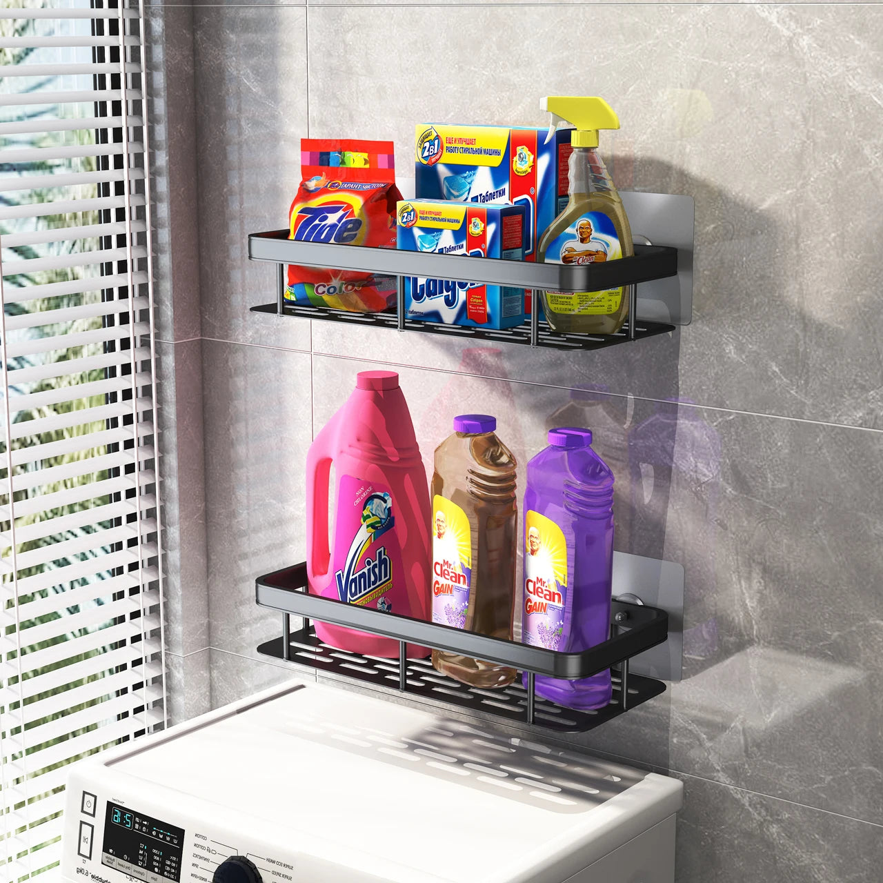 Aluminum Alloy Shampoo Storage Rack