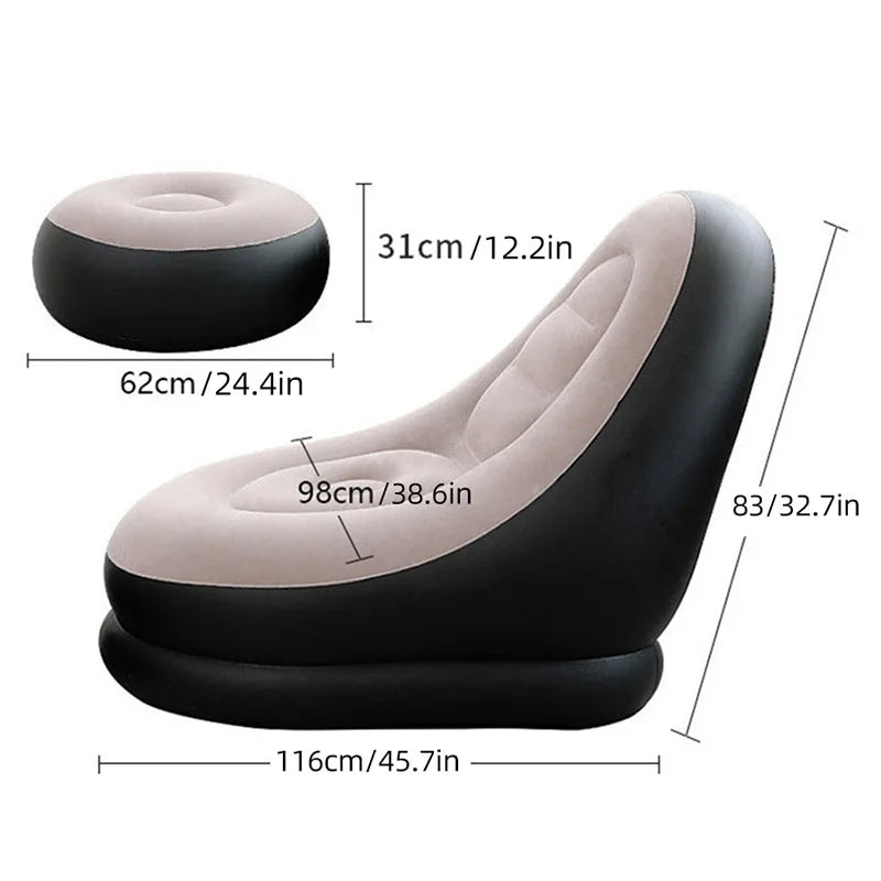 Portable Folding Inflatable Sofa for Living Room