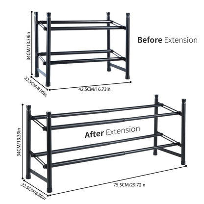 Adjustable and Scalable Shoes Rack