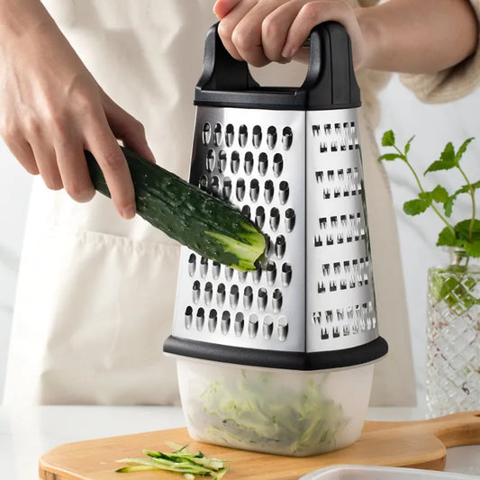 Four-side Box Grater Vegetable Slicer Cutter