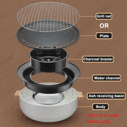 Barbecue Grill Charcoal Heat-insulating Stove