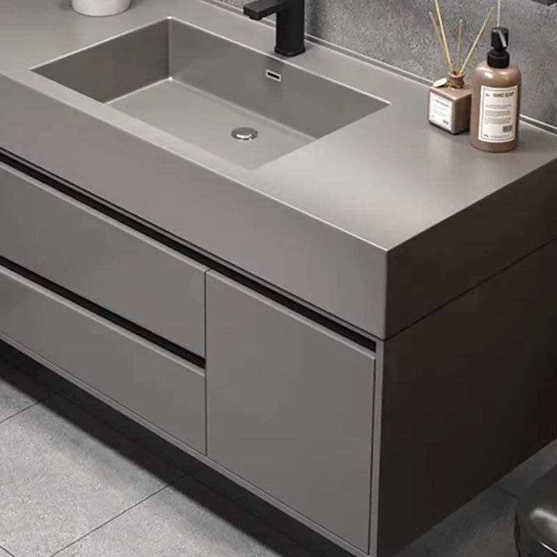 Toilet Vanity Wall Bathroom Cabinets Drawer